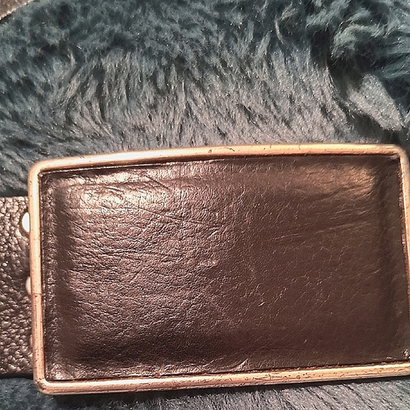 Vintage Dubuc Men's Black Leather Belt. Size 34. Great Condition - Picture 5 of 5